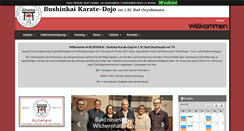 Desktop Screenshot of bushinkai.de